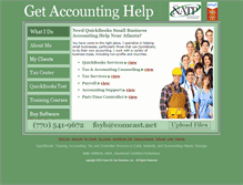 Tablet Screenshot of getaccountinghelp.com